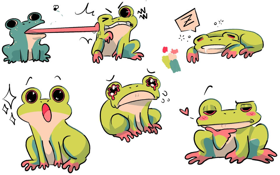 tree frog character sheet