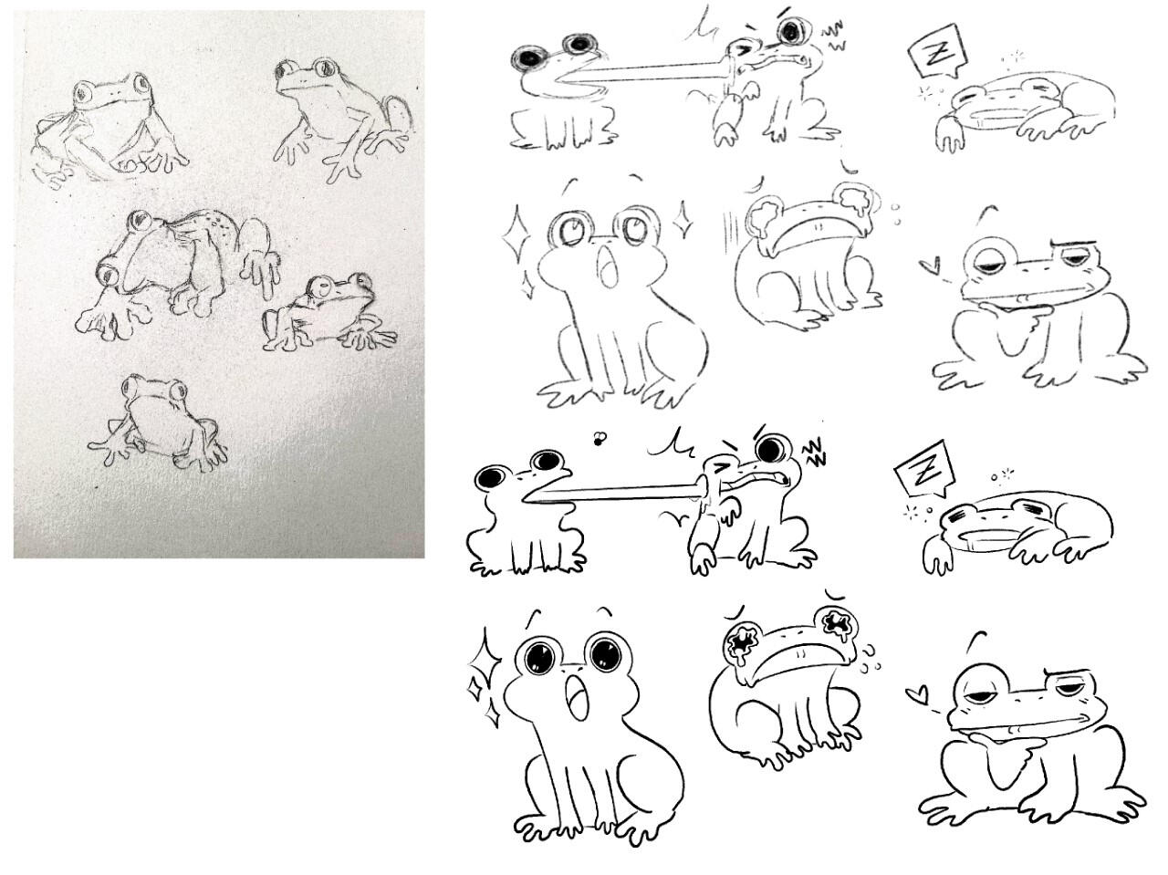 tree frog character sheet